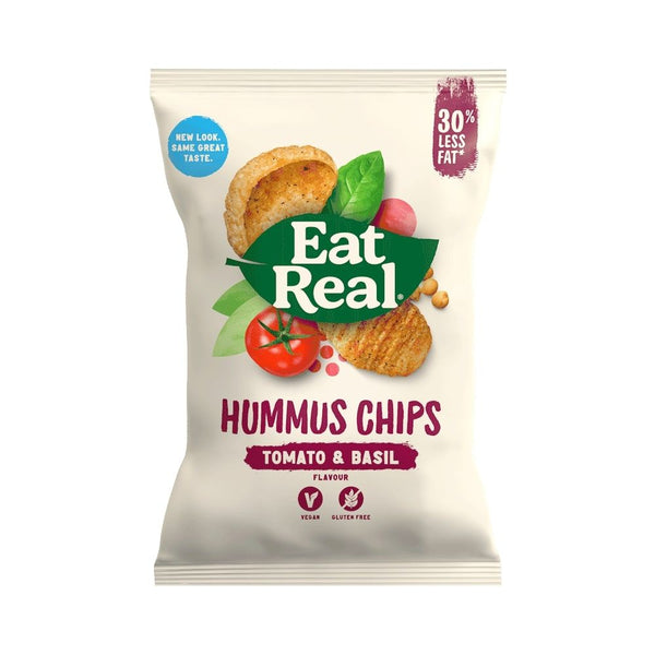Eat Real Hummus Tomato & Basil Flavoured Chips 135g