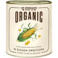 Eat Wholesome Organic In Season Sweetcorn 340g