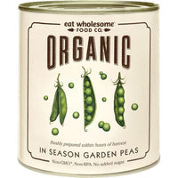 Eat Wholesome Organic In Season Garden Peas 340g