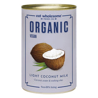 Eat Wholesome Organic Light Coconut Milk with No Guar Gum 4 x 400 ml