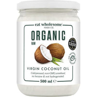 Eat Wholesome Organic Virgin Coconut Oil Raw Cold-Pressed 500 ml