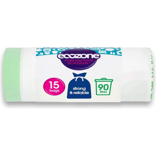 Ecozone Oxo Biodegradable Bin Liners 90L / 15 Bags