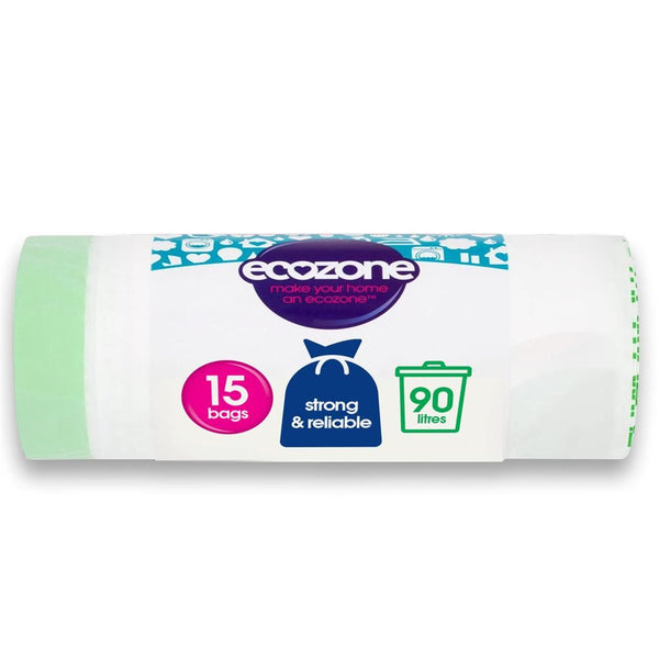 Ecozone Oxo Biodegradable Bin Liners 90L / 15 Bags