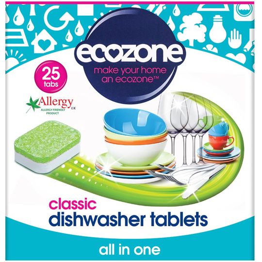 Ecozone Classic Dishwasher Tablets 25 Tabs