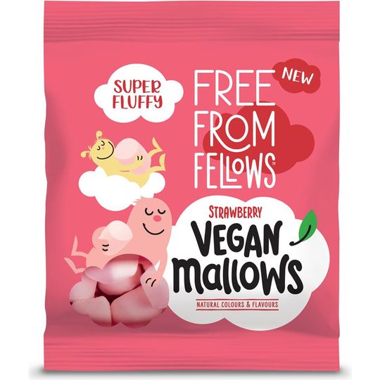 Free From Fellows vegan Strawberry mallow 105g