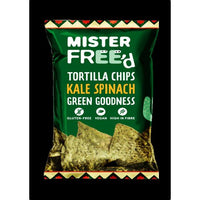 Mister Free'd Tortilla Chips with Kale and Spinach 135g
