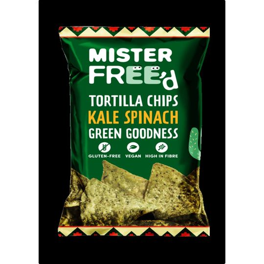 Mister Free'd Tortilla Chips with Kale and Spinach 135g