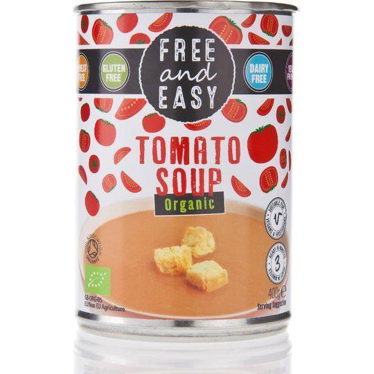 Free & Easy Free From Dairy Free Organic Tomato Soup 400g
