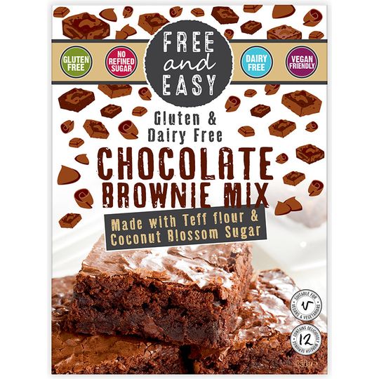 Free & Easy Gluten Free Chocolate Brownie Mix 350g