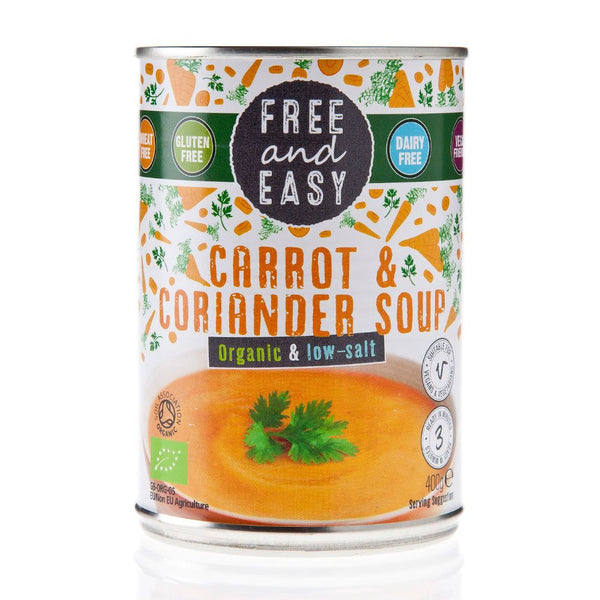 Free and Easy Organic Carrot & Coriander Soup 400g