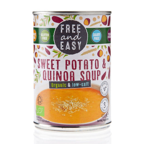 Free & Easy Sweet Potato and Quinoa Soup 400g