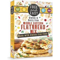 Free and Easy Gluten & Dairy Free Middle Eastern Flatbread Mix 250g
