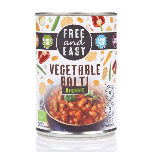 Free and Easy Organic Vegetable Balti 400g