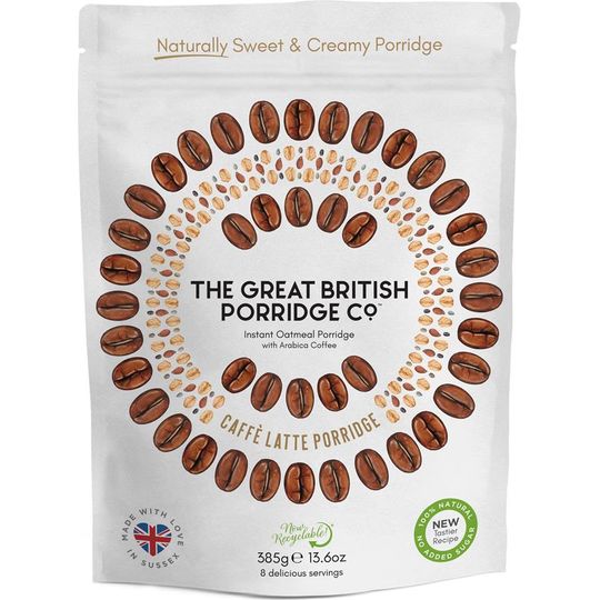 The Great British Porridge Co Caffe Latte Porridge 385g