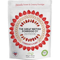 The Great British Porridge Co Strawberry & Peanut Instant Porridge 385g
