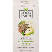 Good Earth Teabags White Tea Elderflower and Pear 15 per pack