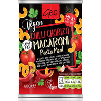 Geo Vegan Chilli Chorizo Pasta Meal 400g