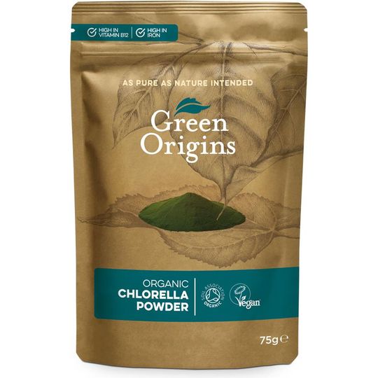 Green Origins Organic Chlorella Powder, Broken Cell Wall 75g