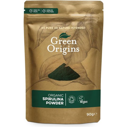 Green Origins Organic Spirulina Powder 90g