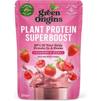 Green Origins Strawberry & Acerola Plant Protein Superboost 125g