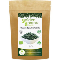 Golden Greens Organic Spirulina Tablets 300 Tablets