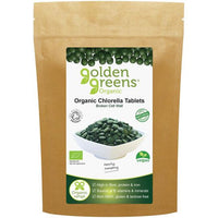 Golden Greens Organic Chlorella Tablets 300 Tablets