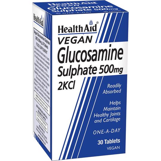 HealthAid Glucosamine Sulphate 500mg 30 Vegan Tablets