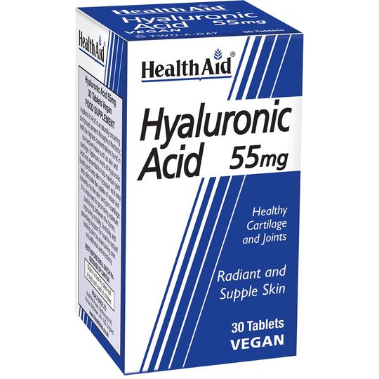 HealthAid Hyaluronic Acid 55mg 30 Vegan Tablets