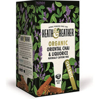 Heath and Heather Organic Oriental Chai & Liquorice 20 Bags