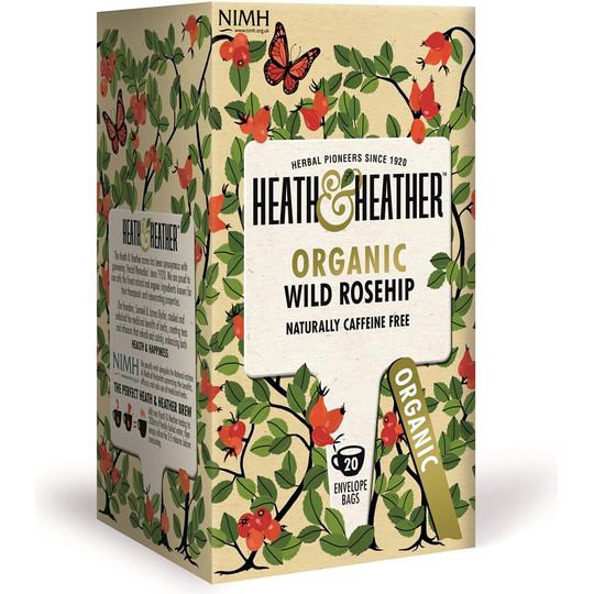 Heath and Heather Organic Rosehip 20 Bags