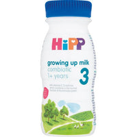 HiPP Organic 3 Growing up Baby Milk Ready to feed liquid from the 12th month onwards (8 x 200ml)