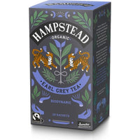 HAMPSTEAD TEA ORGANIC AND FAIRTRADE EARL GREY TEA 20 TEA BAGS