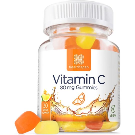 Healthspan Vitamin C Gummies (Vegan Friendly’) 30 Gummies