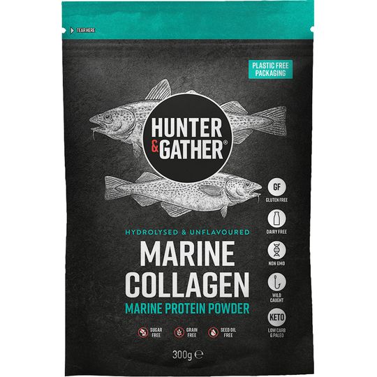 Hunter and Gather MARINE COLLAGEN PEPTIDES PROTEIN POWDER 300g