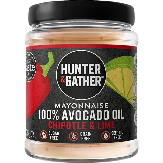 Hunter and Gather CHIPOTLE LIME AVOCADO OIL MAYONNAISE 250g