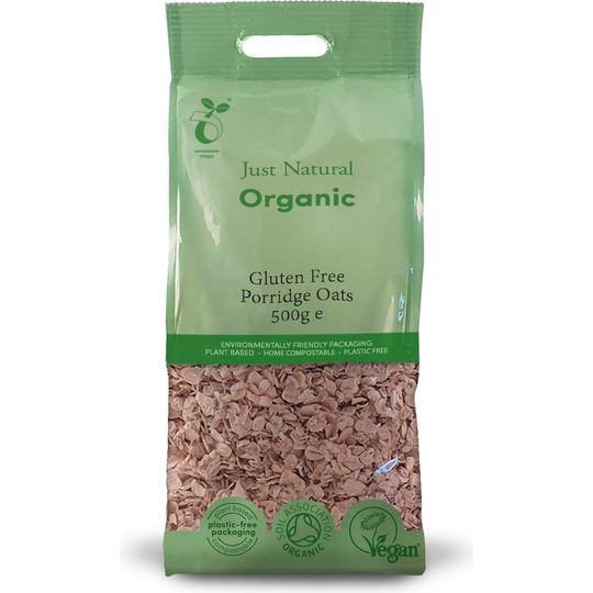 Just Natural Organic Gluten Free Porridge Oats 500g