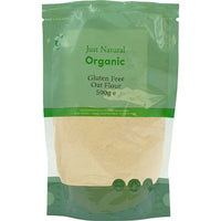 Just Natural Organic Gluten Free Oat Flour 500g