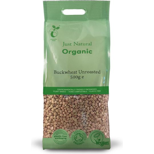 Just Natural Organic Unroasted Buckwheat 500g