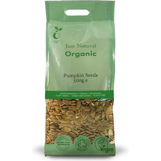 Just Natural Organic Pumpkin Seeds 500g