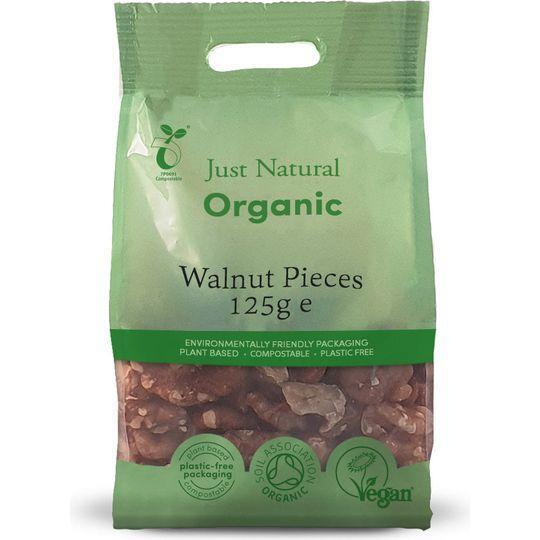 Just Natural Organic Walnut Pieces 125g