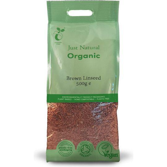 Just Natural Organic Brown Linseed 500g