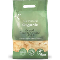 Just Natural Organic Toasted Coconut 125g