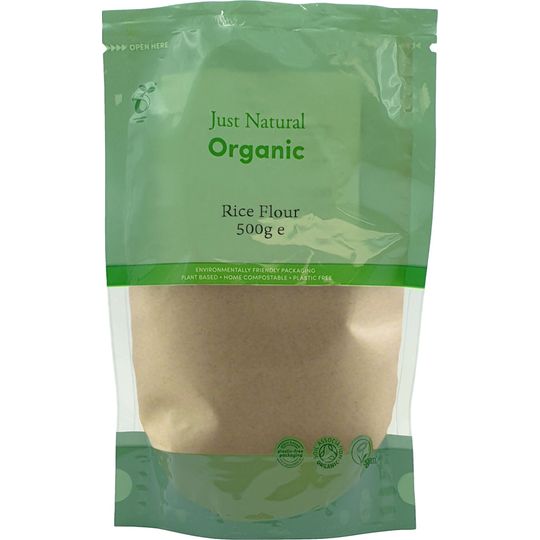 Just Natural Organic Rice Flour 500g