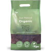 Just Natural Organic Raisins 250g