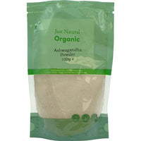 Just Natural Organic Ashwagandha Powder 100g