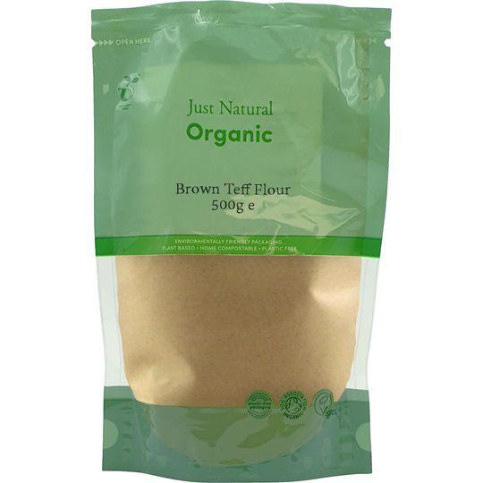 Just Natural Organic Teff Flour - Brown 500g