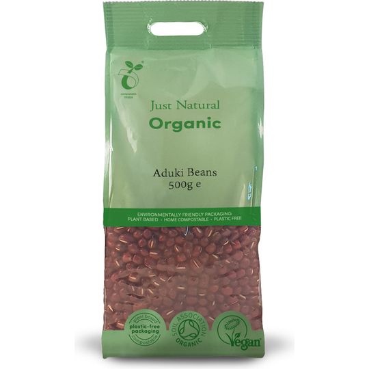 Just Natural Organic Aduki Beans 500g