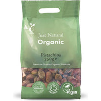 Just Natural Organic Raw Pistachios 250g