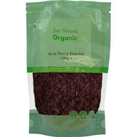 Just Natural Organic Acai Berry Powder 100g
