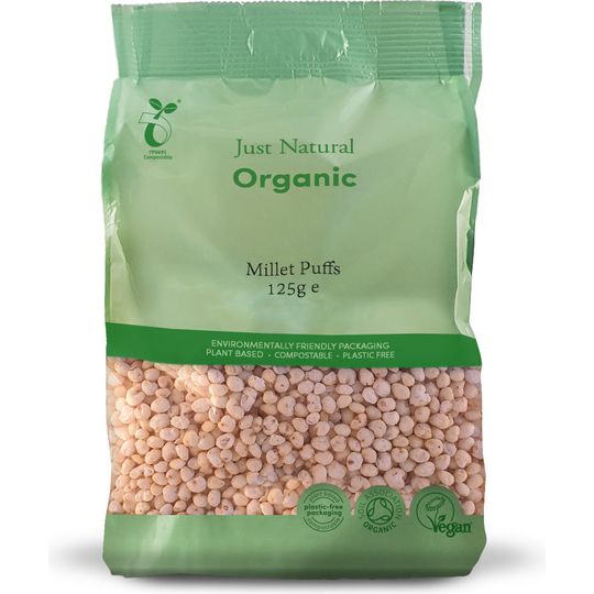 Just Natural Organic Millet Puffs 125g